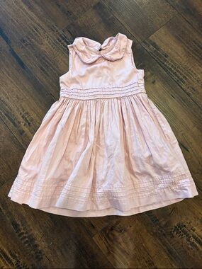 Camilla Pale Pink Sleeveless Peter Pan Collar Dress